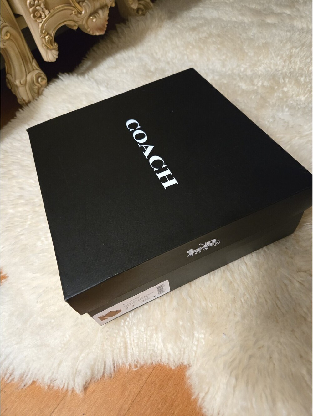 Coach Rainbow Crochet Leather Platform Mule Sandals Size 9 Worn Once w/ Box - Picture 8 of 8